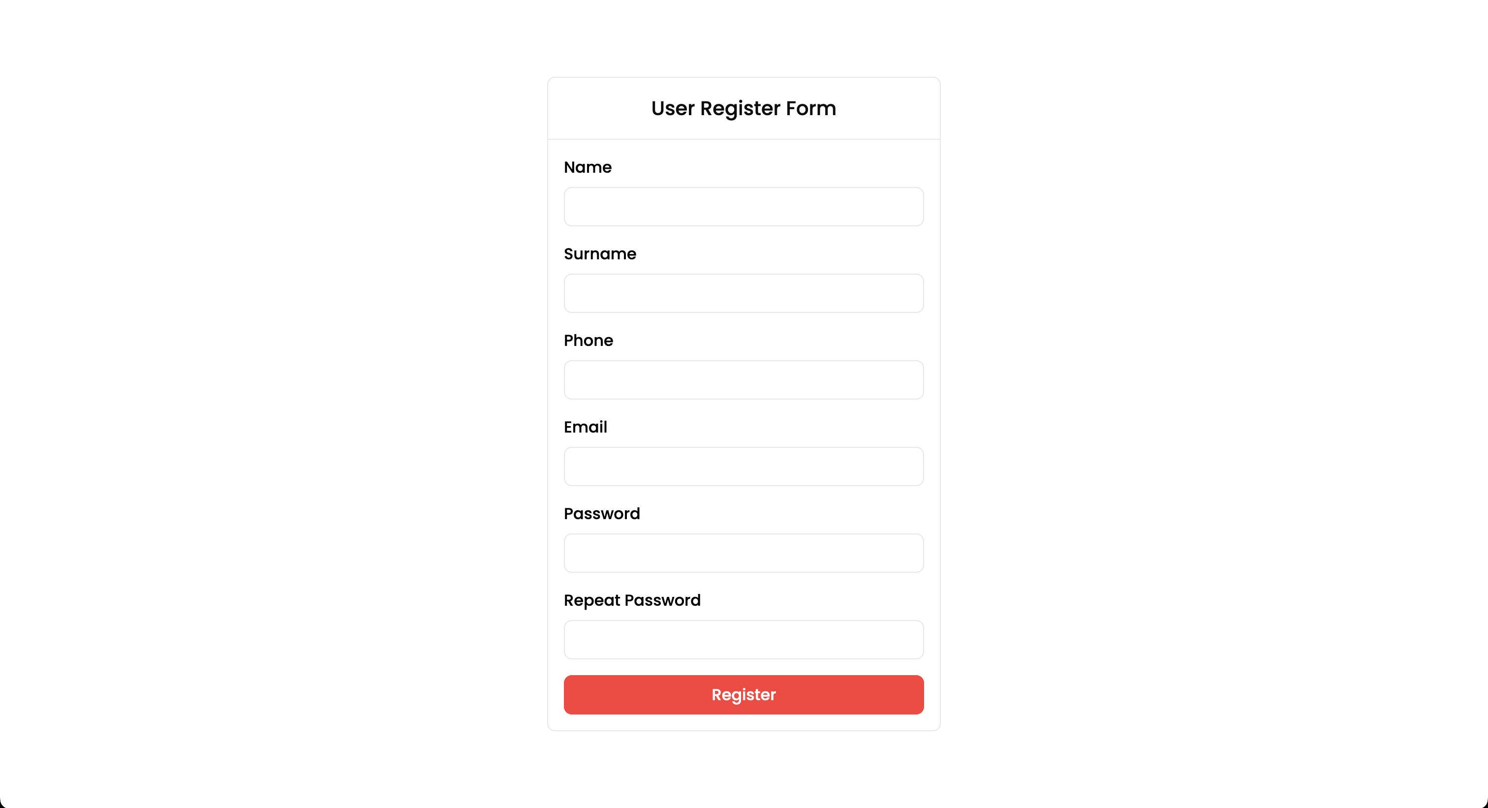 Form Validation