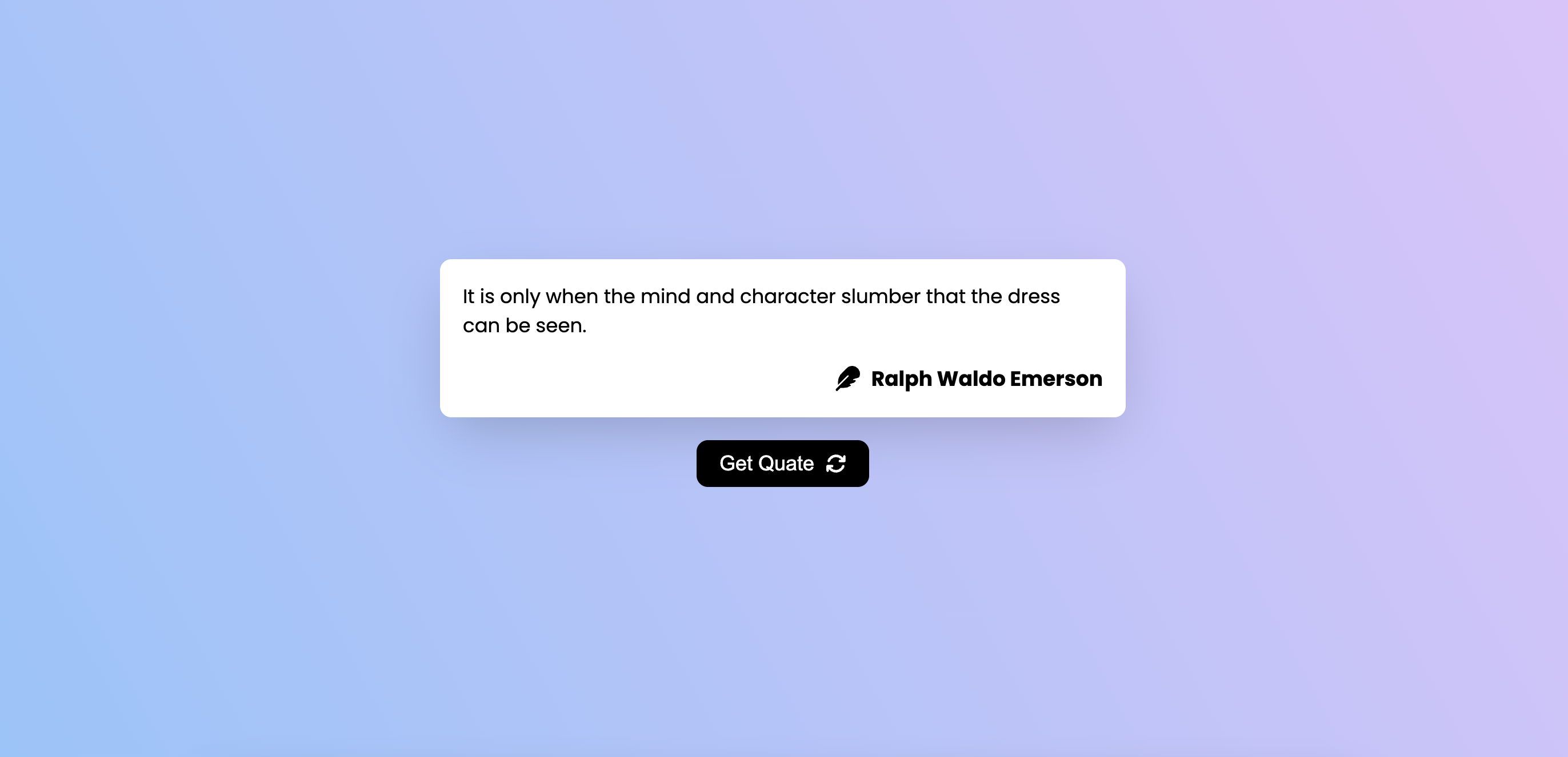 Random Quote Generator 